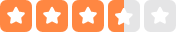 3.5 out of 5 Yelp stars