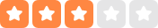 3 out of 5 Yelp stars